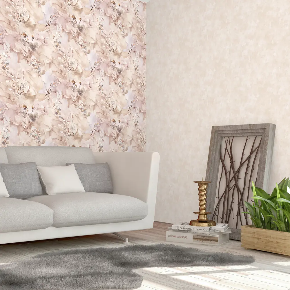 Обои флизелиновые Ateliero Mirage коричневые 1.06 м 989876 STLM-2031279 - Вид №3