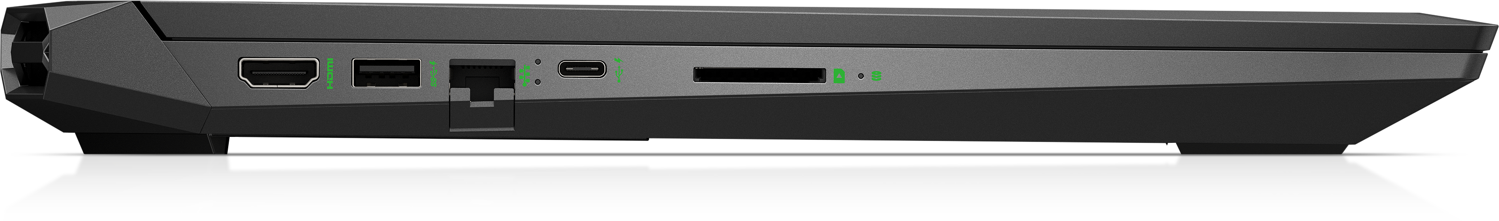 22V31EA#ACB pavilion gaming 17-cd1056ur 17.3"(1920x1080 ips)/intel core i7 10750h(2.6ghz)/16384mb/1000+256pcissdgb/nodvd/ext:nvidia geforce gtx 1650(4096mb)/cam/wifi/52.5whr/war 1y/shadowblack w/ acid green pattern /w10 HP Santreyd  - Вид №5