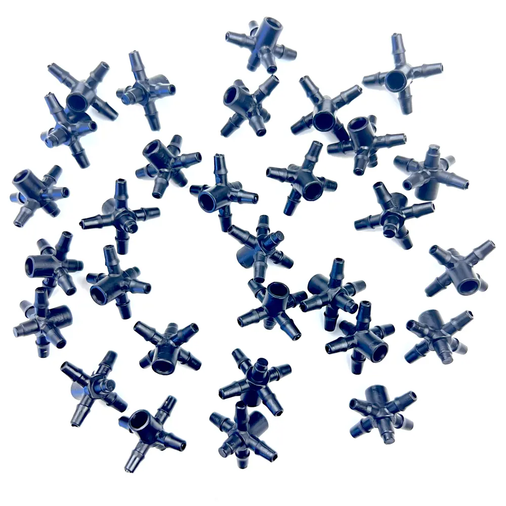 Разветвитель крестовой BOUTTE на 4 выхода для систем капельного полива 87270995 STLM-0956809