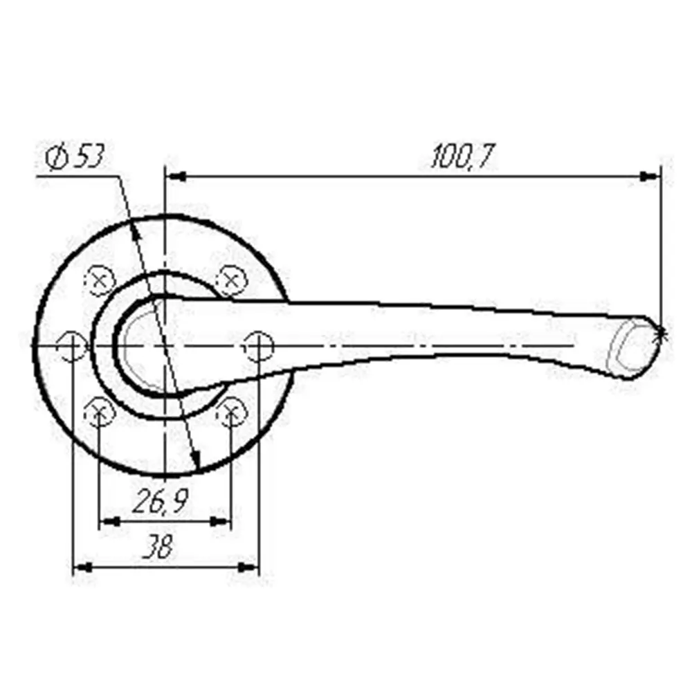 Дверные ручки Santreyd РФ4.20 для межкомнатных дверей 85302375 STLM-0061019 - Вид №3