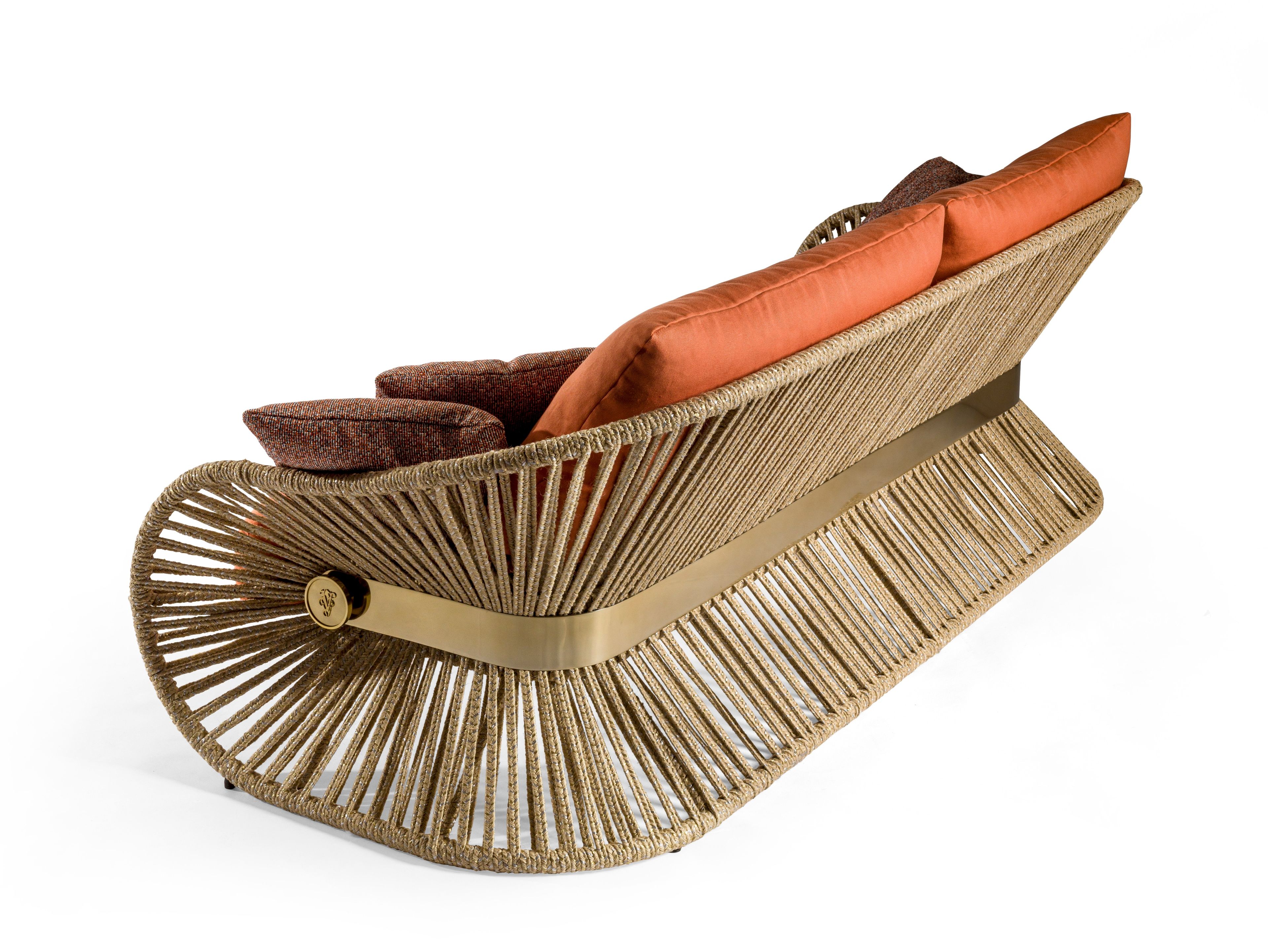 3-местный садовый диван из конопли Visionnaire Станкар ARCH-00049210 - Вид №2