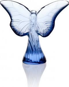 10532421 Lalique Бабочка синяя Хрусталь