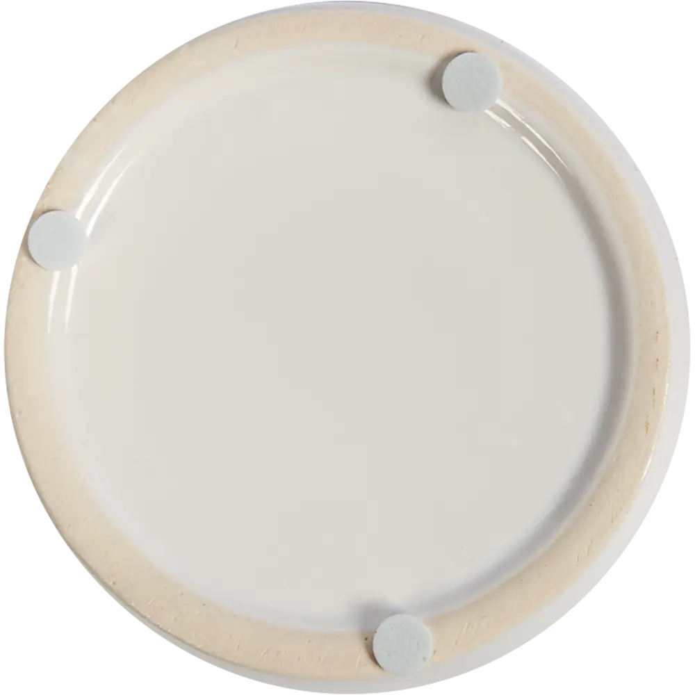 Кашпо для цветов ø11.8 h9.6 см v1 л керамика белый GARDEN SHOW STLM-2011101 - Вид №2