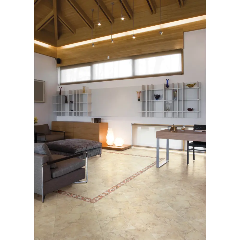 Керамогранит LB Ceramics Санторини 45x45 см 1.62 м² цвет бежевый STLM-2098406 - Вид №4