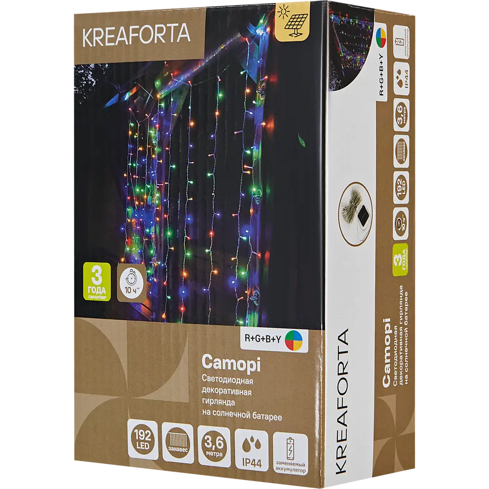 Солнечная гирлянда KREAFORTA Camopi с каплями-светодиодами 89387082 STLM-1565001 - Вид №6