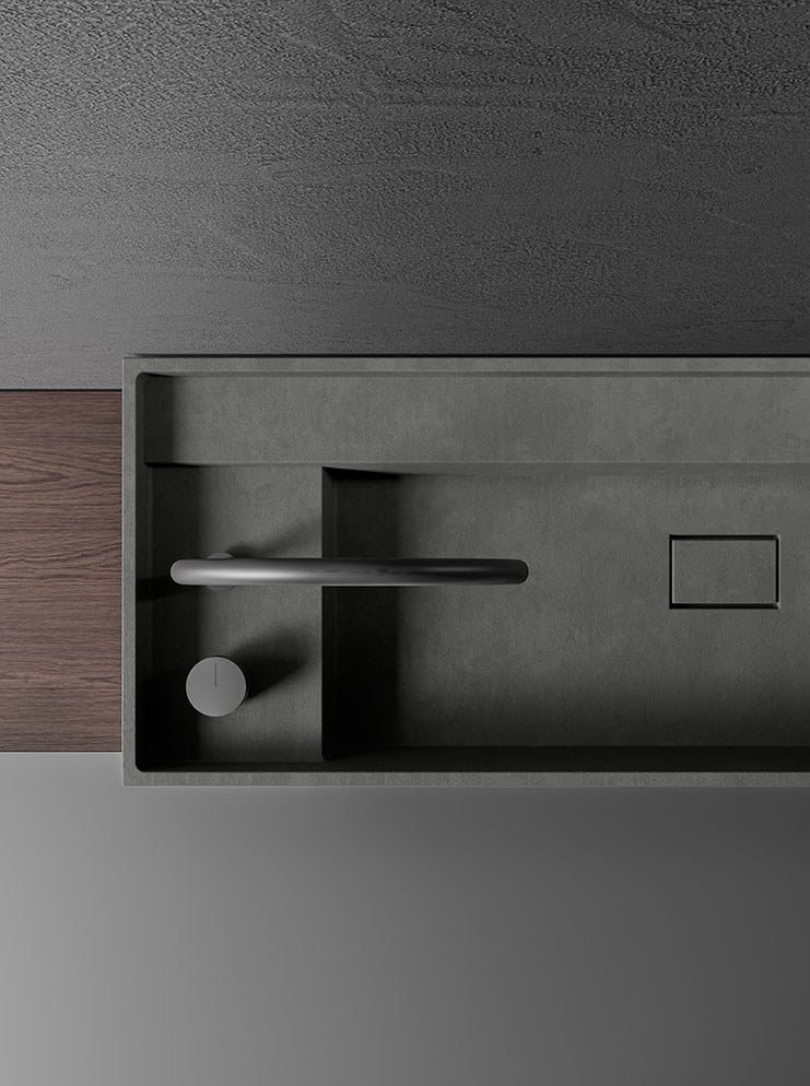 Цементный подвесной умывальникbasic® Falper Minimum ARCH-00086269 - Вид №2