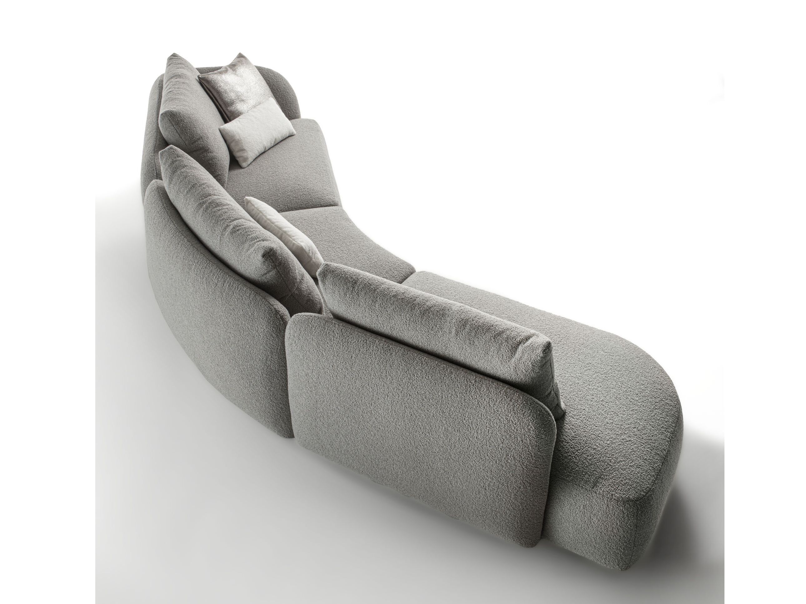 Тканевый съемный изогнутый модульный диван GRUPPO FOX день Фокса ARCH-00099801 - Вид №1