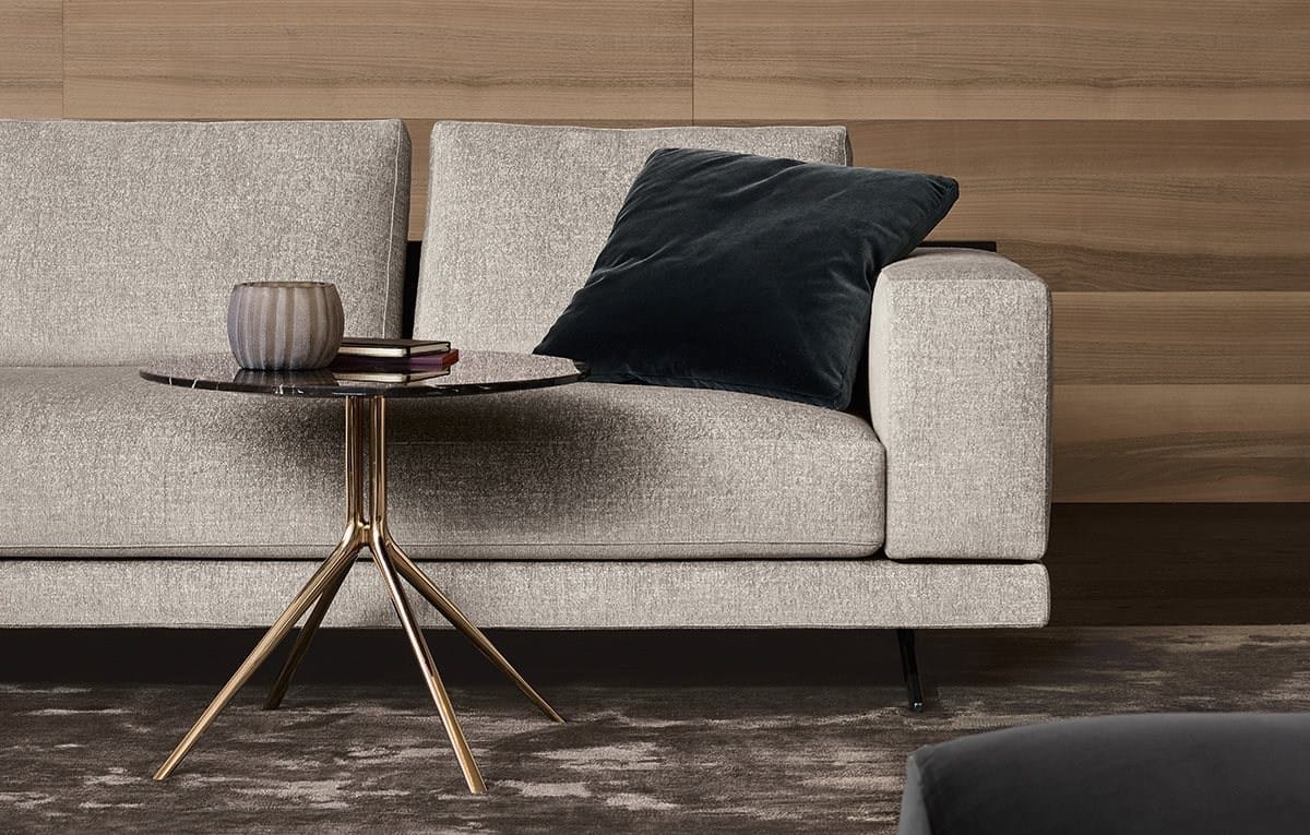 Мраморный круглый низкий журнальный столик Poliform ARCH-00116743 - Вид №8