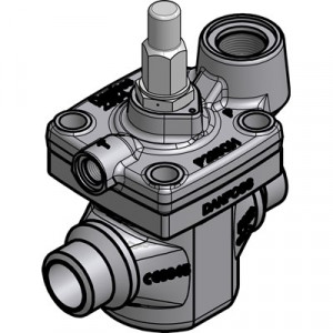 Danfoss ICS — сервоприводные клапаны с пилотным управлением ICS 25-25 Клапан регулятор давления 027H2066