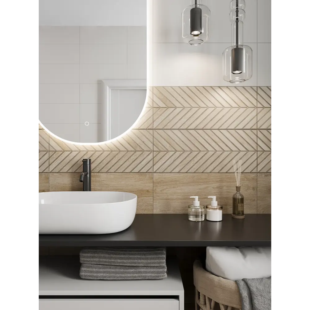 Gracia Ceramica Shine 03 — настенная плитка под дерево для ванной 89416686 STLM-1570863 - Вид №4