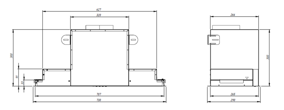 5354592 Вытяжка полновстраиваемая Akpo WK-6 Neva glass серебристый/белый STDN-0014906 - Вид №13
