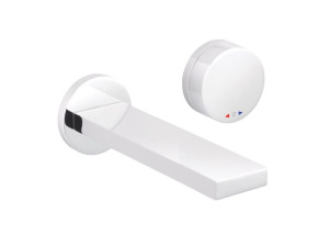 Настенный смеситель для раковины с 2 отверстиями