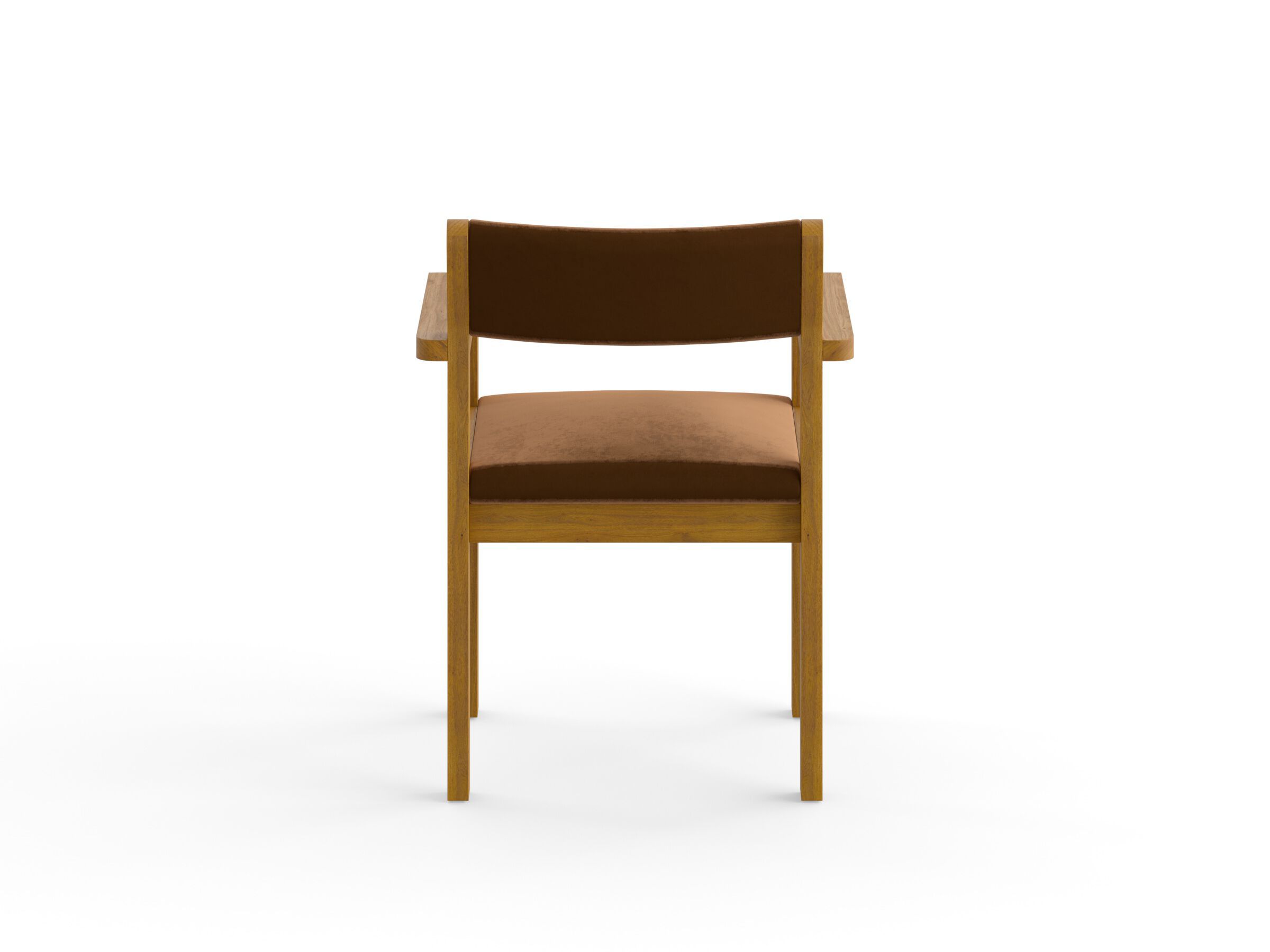 Мягкий стул из массива дерева с подлокотниками e15 ALDE ARCH-00041348 - Вид №4