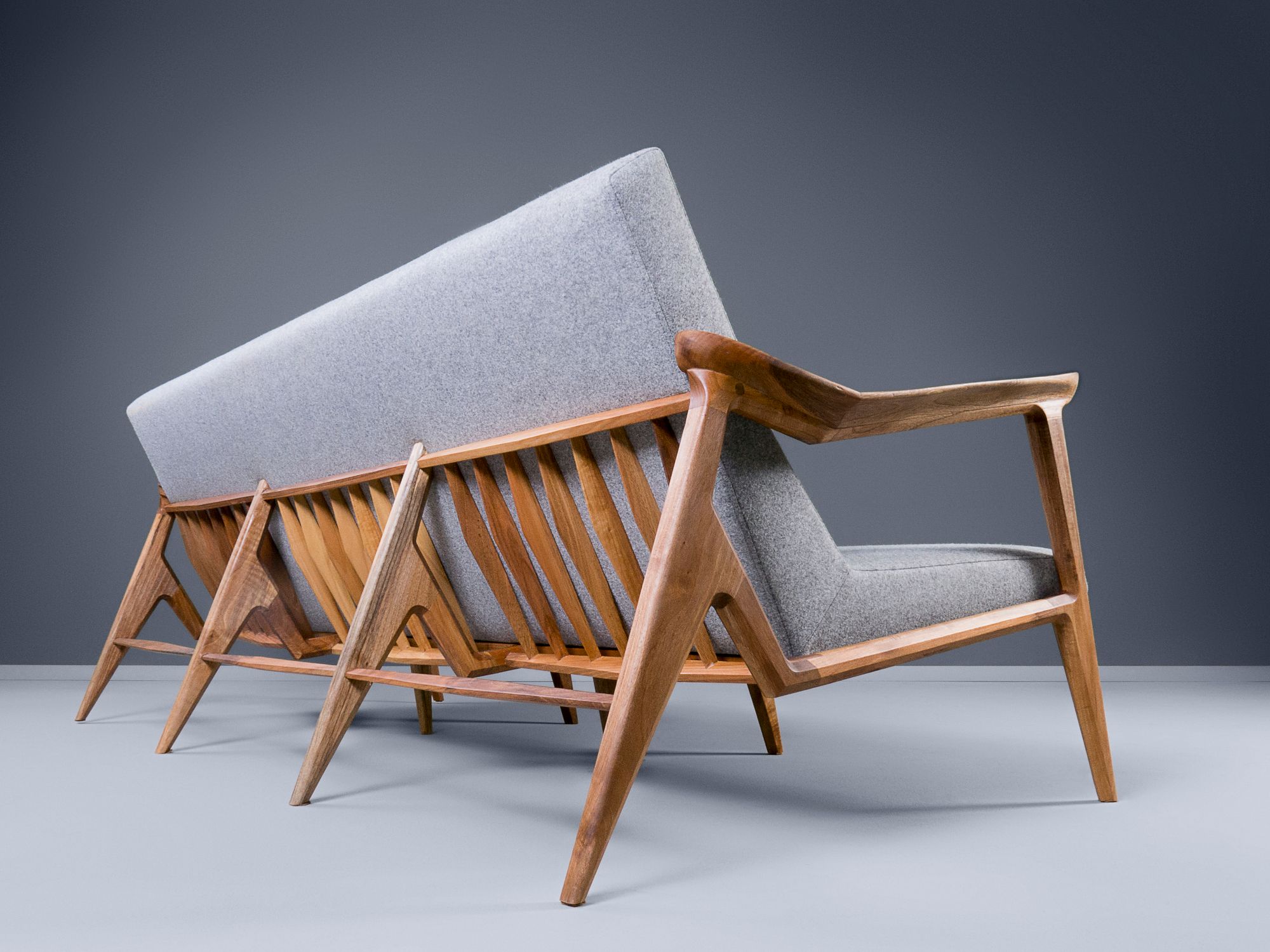 3-местный тканевый диван capitonné HOOKL und STOOL Lipa ARCH-00032821 - Вид №1