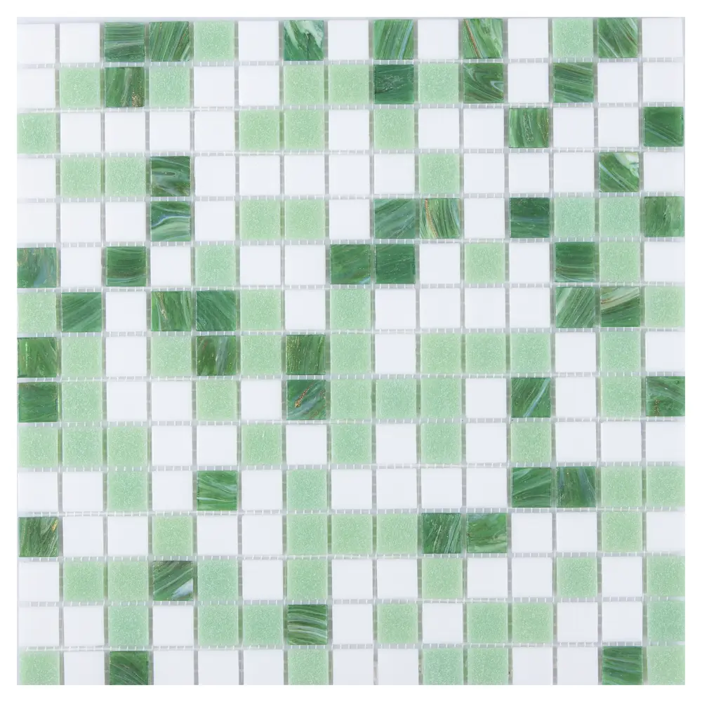 Мозаика, 32.7х32.7 см, стекло, цвет белый Santreyd STLM-2050218