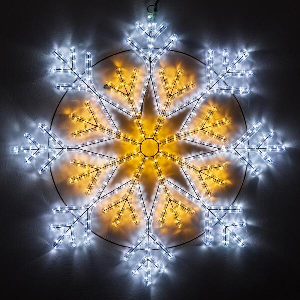 034262 Светодиодная фигура ARD-Snowflake-M12-900x900-720Led White/Warm Ardecoled Снежинка