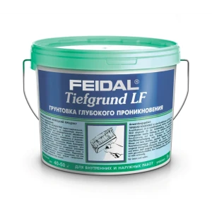 Грунтовка глубокого проникновения Feidal Tiefgrund LF для гипсокартона 5 л