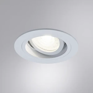 91899943 Светильник точечный встраиваемый Arte lamp Tarf A2177pl-1wh под отверстие 80 мм GU10 цвет белый STLM-1527740