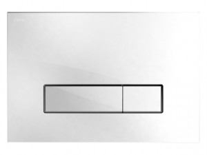 421845 MEPA  Смыв унитаза Кнопка смыва MEPAorbit design, технология двойного смыва, частично встроенная стекло белое