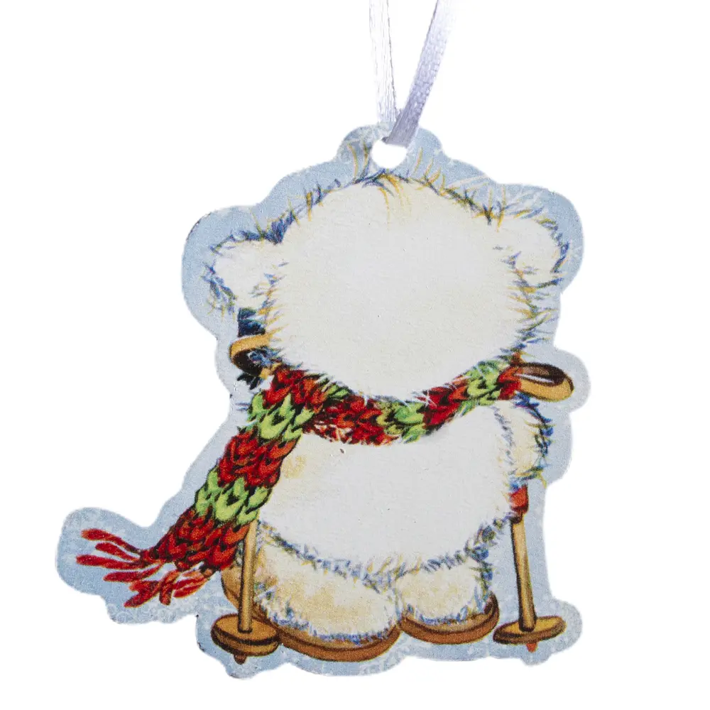 Елочная игрушка Christmas "3D Мишка на лыжах" h7.5 см 82720219 STLM-2150027 Santreyd  - Вид №2