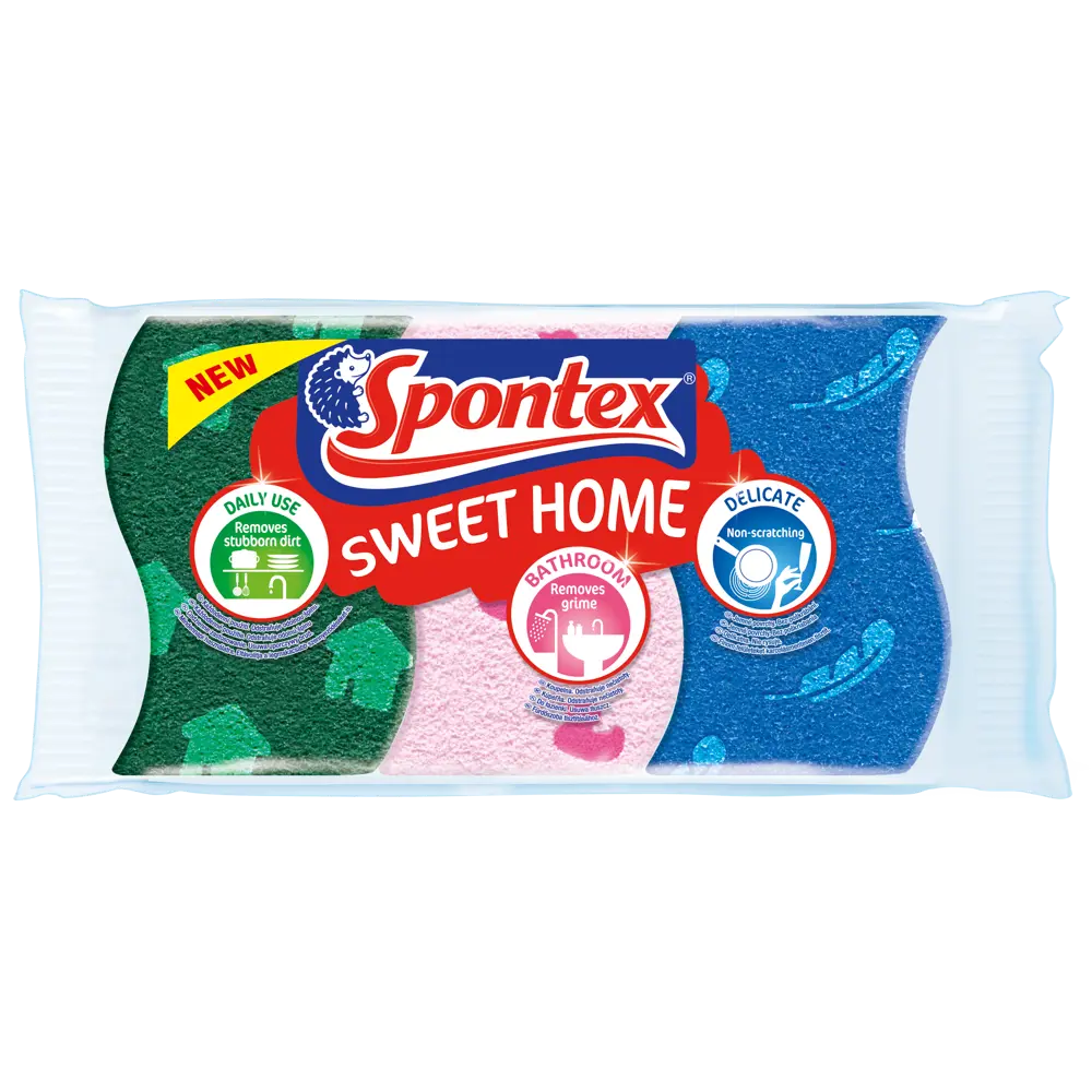 Набор губок Spontex Sweetome 3 шт STLM-2116574 - Вид №1