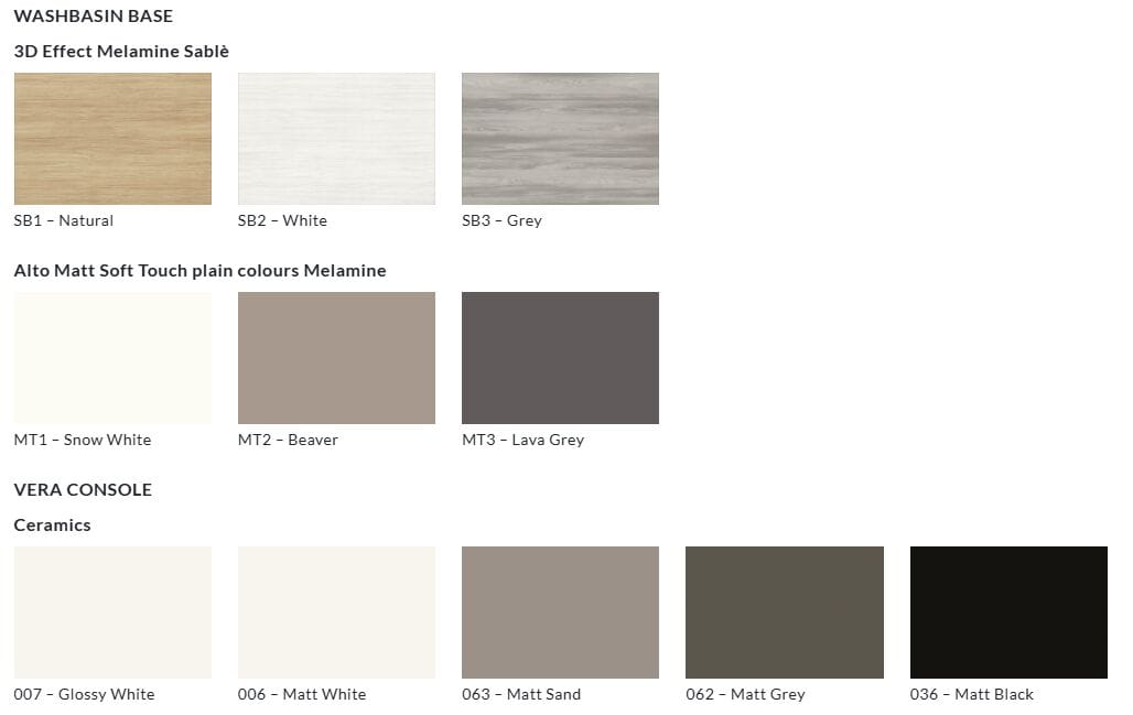 Подвесной туалетный столик с зеркалом Gruppo Geromin Vera Plus ARCH-00060987 - Вид №1