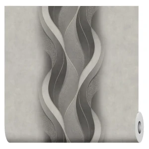 Флизелиновые обои Vog Collection Vilnis серые 1.06 м 89425046