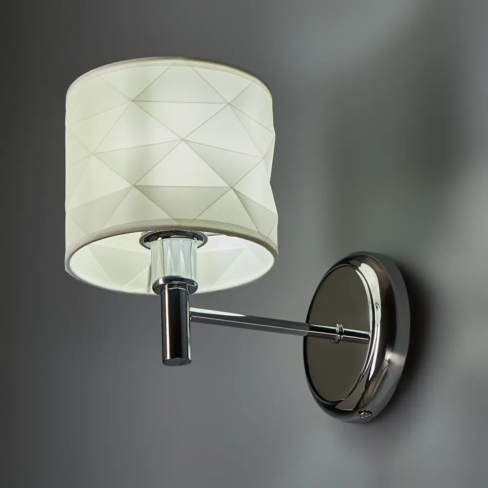 Светильник настенный бра Freya FR5118WL-01BS под лампу цилиндр цвет серебро STLM-2068099 - Вид №1