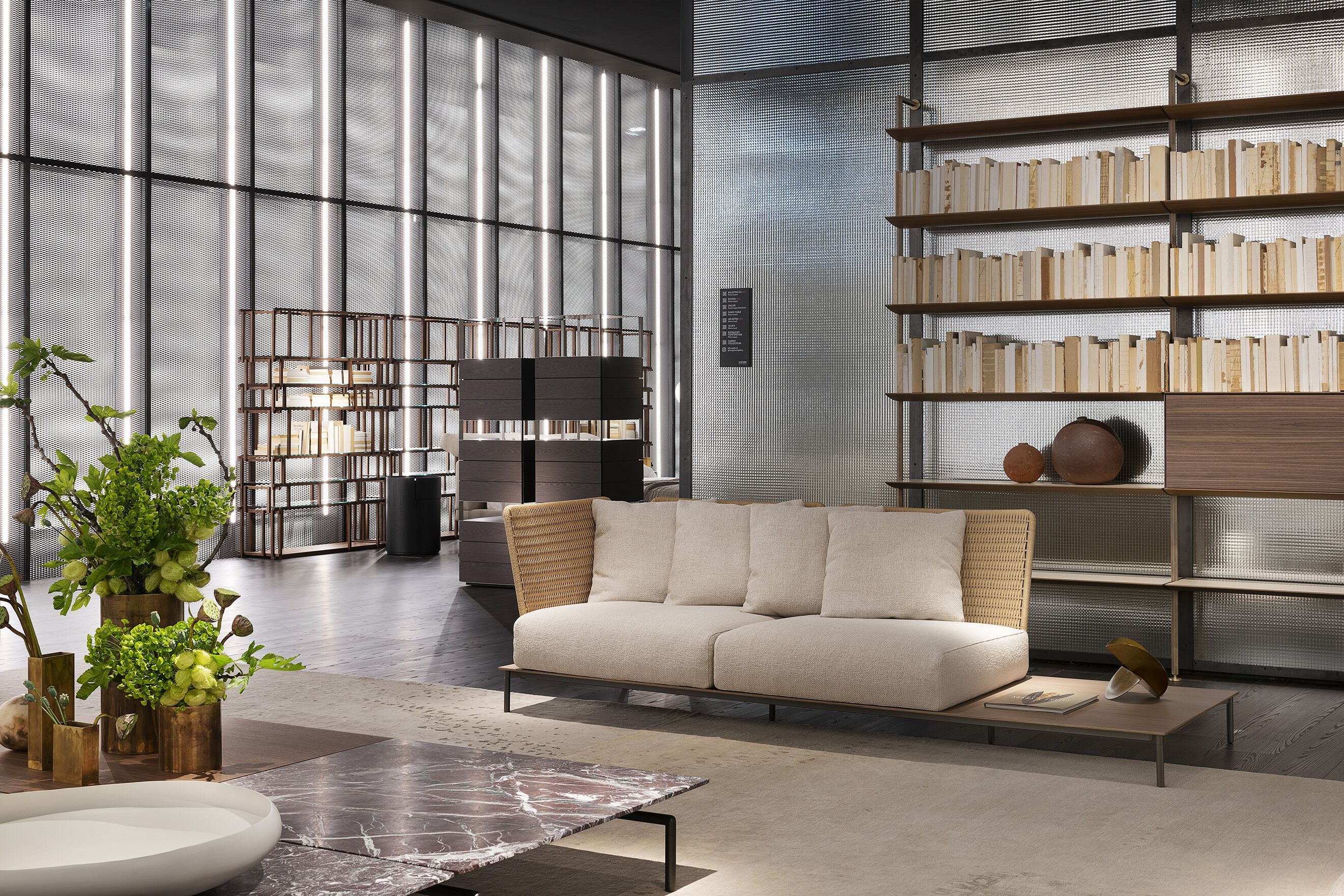 Модульный тканевый диван Living Divani Balestro 24 ARCH-00142688 - Вид №14