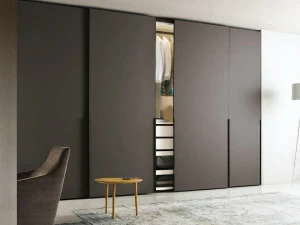 JESSE Стеклянный шкаф в современном стиле с раздвижными дверьми Plurimo