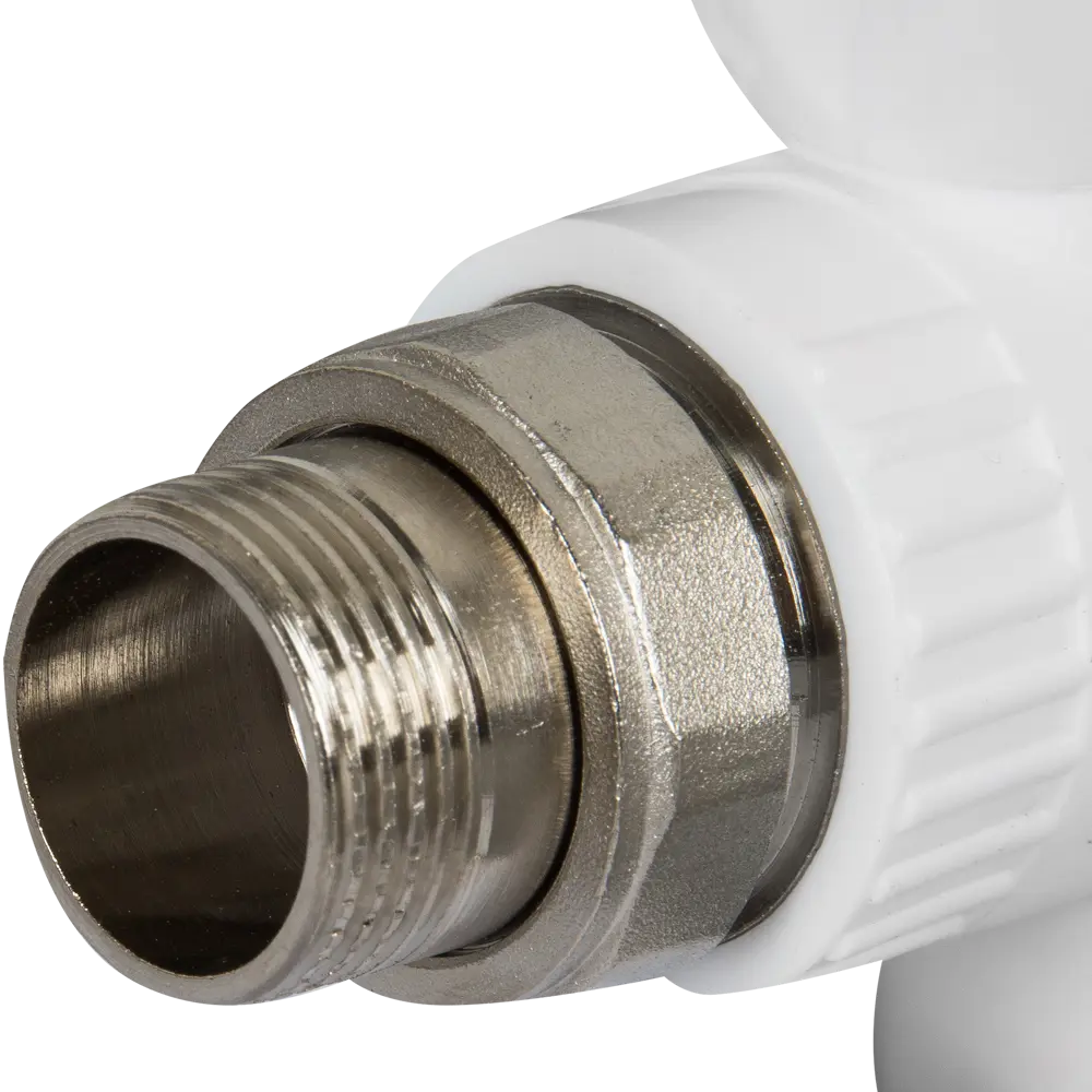 Кран для радиатора угловой РВК 3/4"x25 мм полипропилен STLM-2085032 - Вид №2