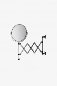 CRMR38 Настенное хрустальное зеркало диаметром 7 1/4 дюйма с увеличительным стеклом Waterworks