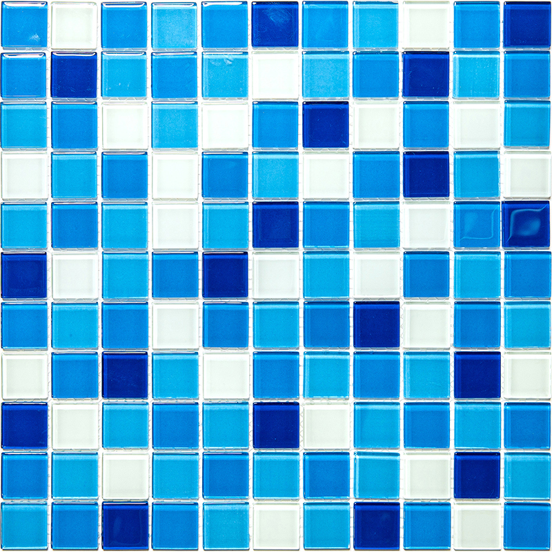 90210124 Мозаика CPM-219-4 стекло 30х30 см Color palette STLM-0133624 NATURAL
