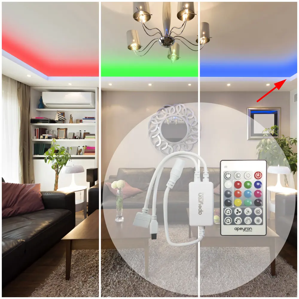 APEYRON Контроллер RGBW для светодиодных лент с пультом ДУ 82976367 STLM-0038394 - Вид №4