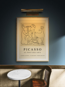 90059643 Постер Просто Постер Пабло Пикассо - выставочный Постер-1 50x70 в подарочном тубусе Металл STLM-0096905 ПРОСТОПОСТЕР