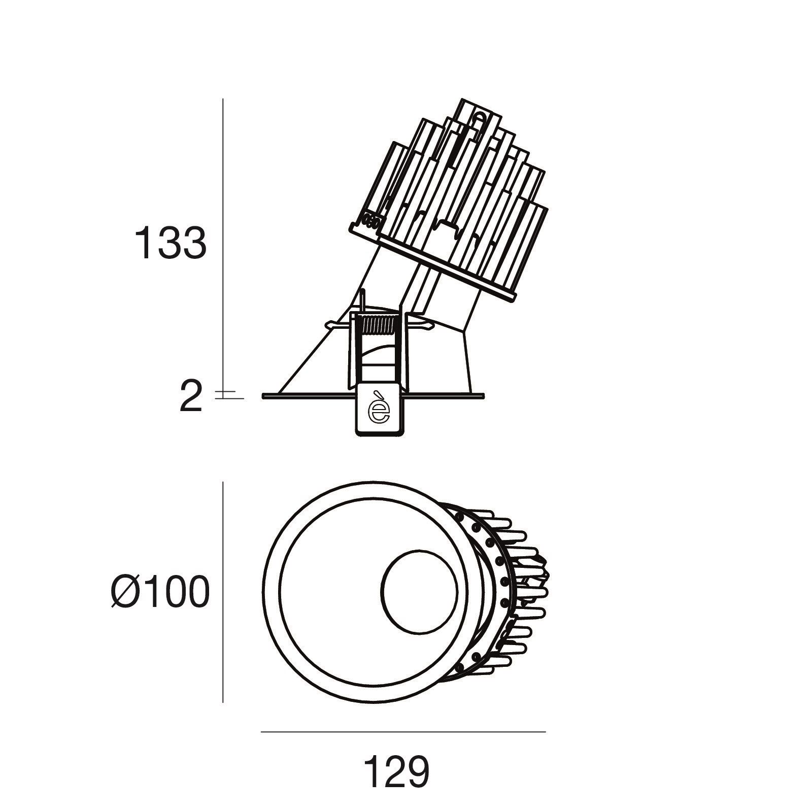 Алюминиевый светодиодный светильник с порошковым покрытием Linea Light Group WARP_RY ARCH-00127607 - Вид №6