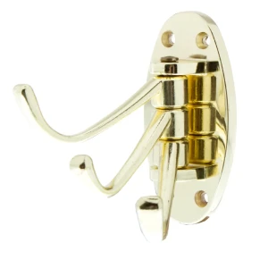 Крючок тройной Swivel, средний, металл, цвет латунь