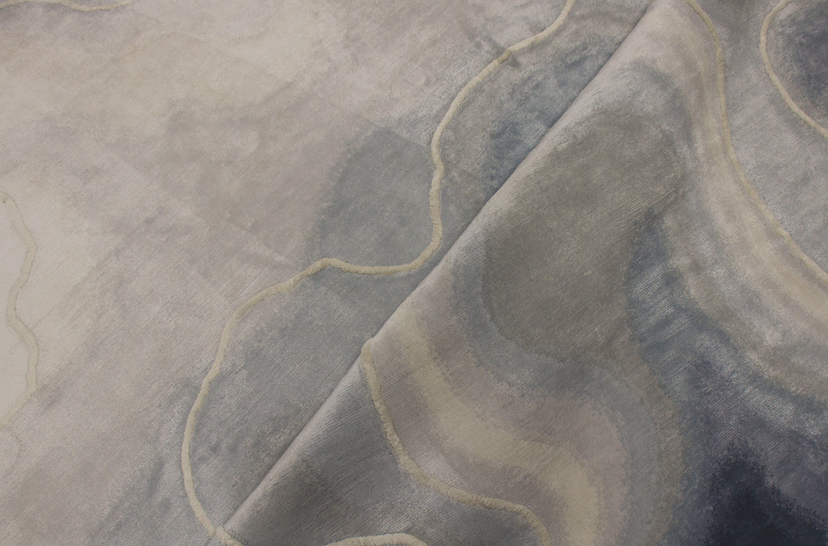 Круглый шелковый ковер ручной работы Edition Bougainville Хроматическая ARCH-00048200 - Вид №2