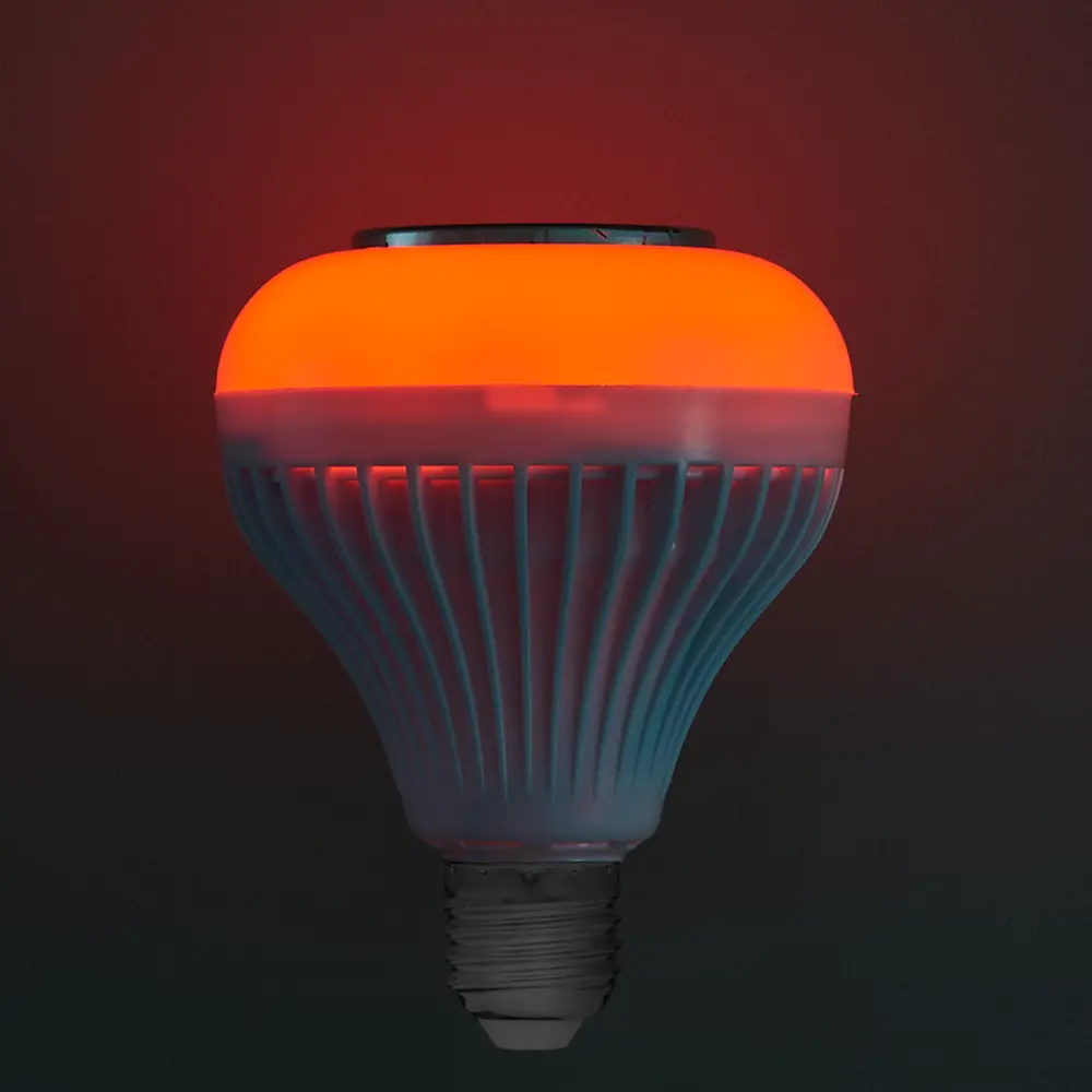 Лампа светодиодная Volpe Disco Е27 220 В 8 Вт 200 Лм, регулируемый цвет света RGB, Bluetooth, пульт ДУ STLM-2037633 - Вид №3