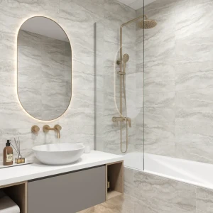 Глазурованный керамогранит LB Ceramics Круча 19.9x60.3 см 0.96 м² матовый цвет серый