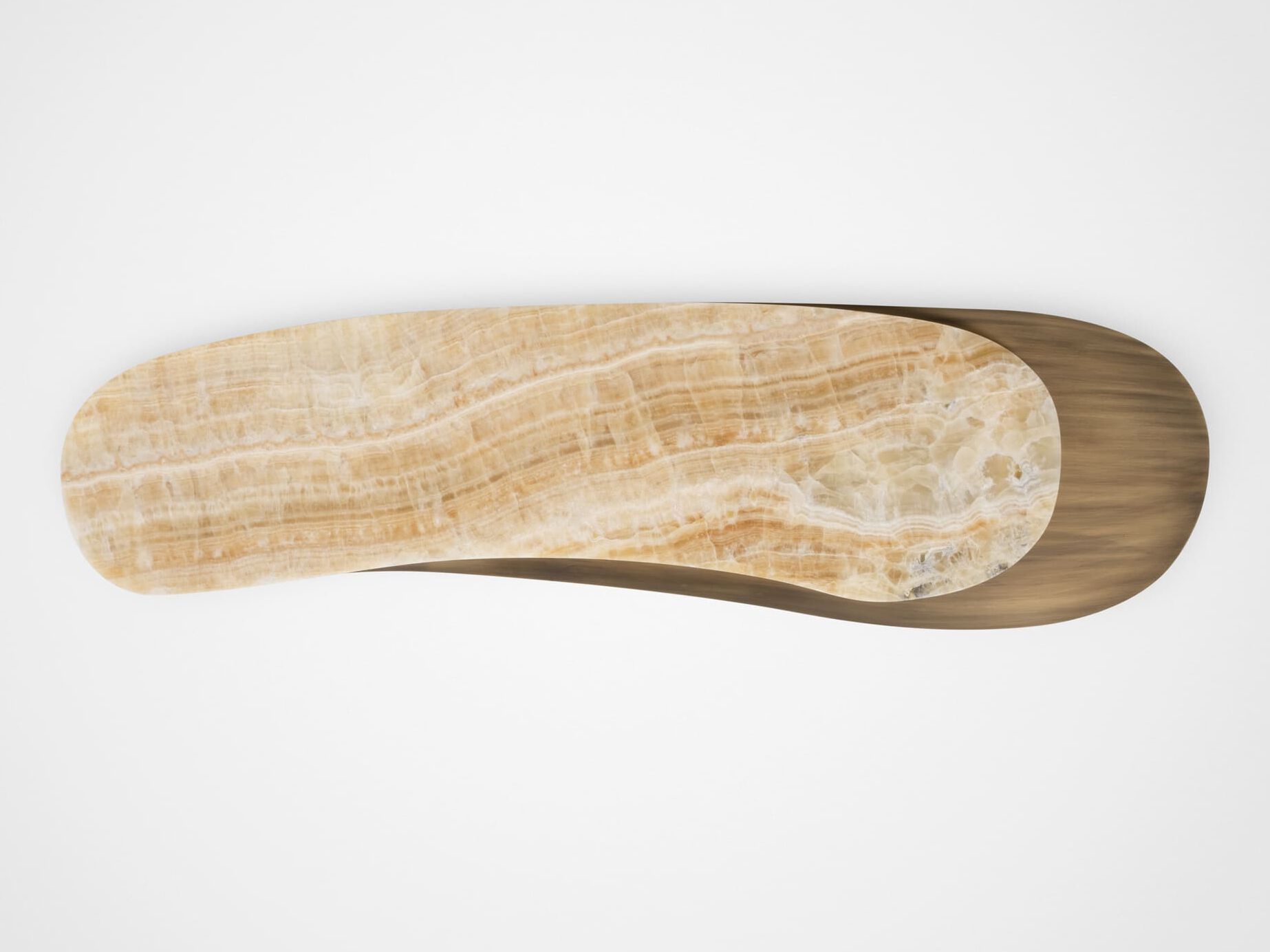 Низкий деревянный журнальный столик Greenapple Armona ARCH-00070165 - Вид №2