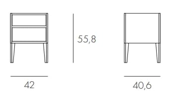 Деревянная тумбочка с ящиками Olivieri ARCH-00136853 - Вид №9