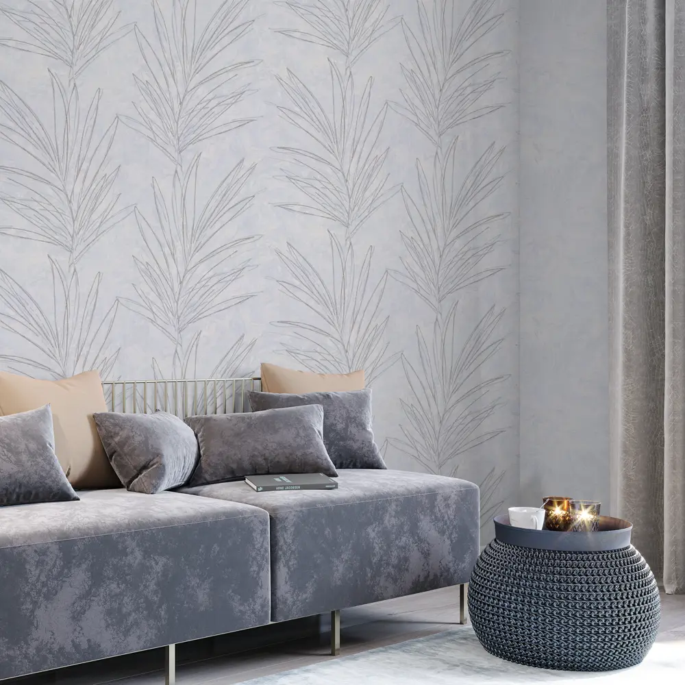 Обои флизелиновые Palitra Life Ipanema голубые 1.06 м PL72066-62 STLM-2086111 - Вид №2