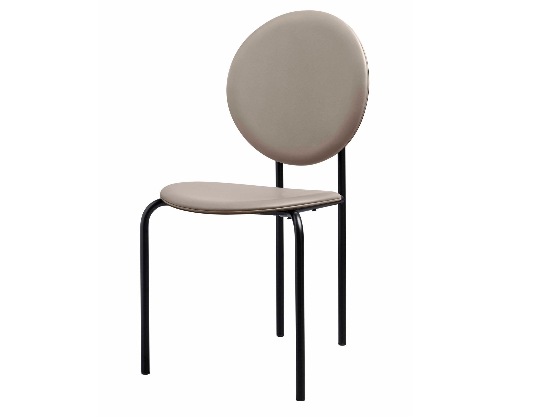 Кожаный мягкий стул с медальоном SP01 Michelle ARCH-00093372