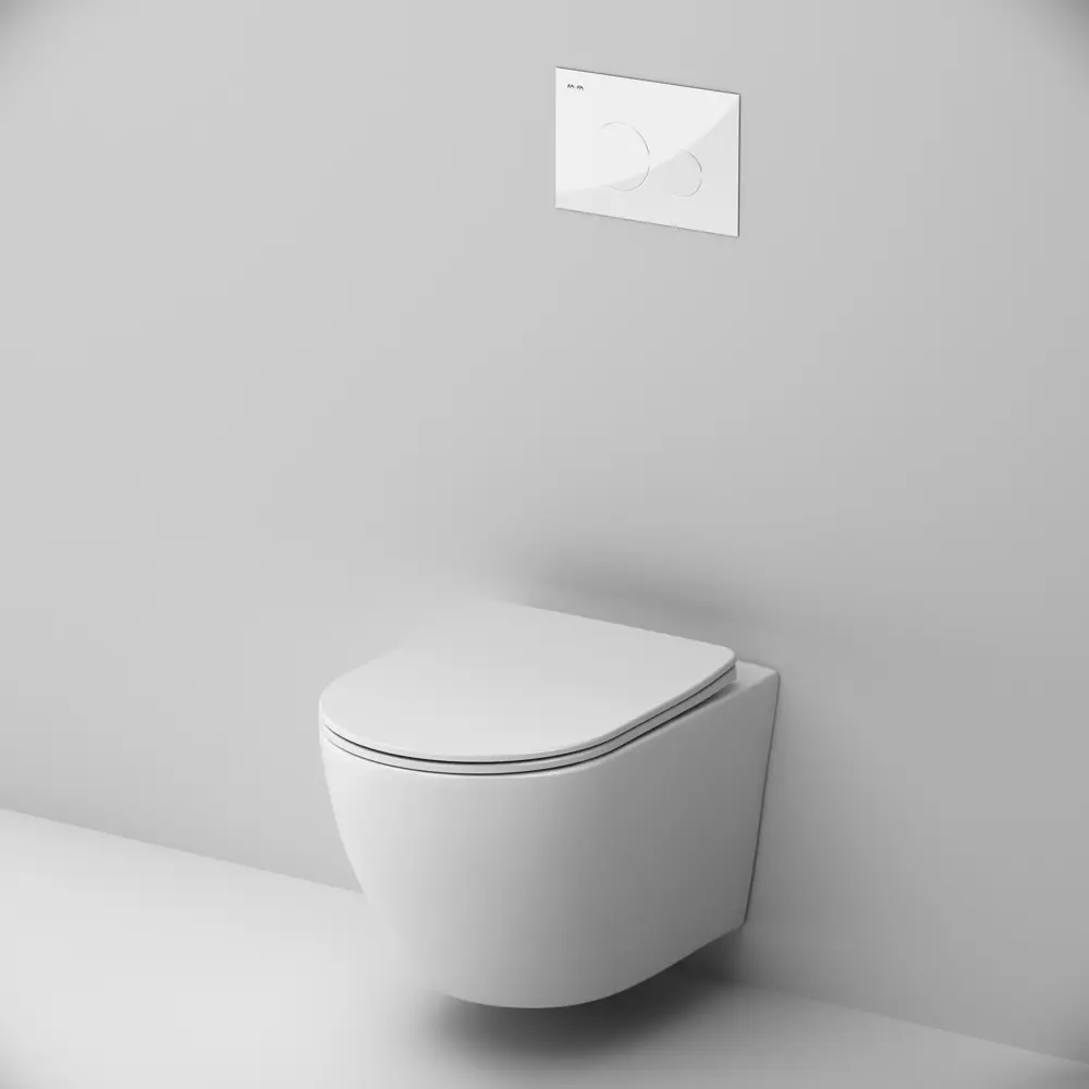 Комплект инсталляция с унитазом AM.PM Fresh IS12LM0151.8B1900 безободковый с микролифтом клавиша цвет хром STLM-2023046 - Вид №10
