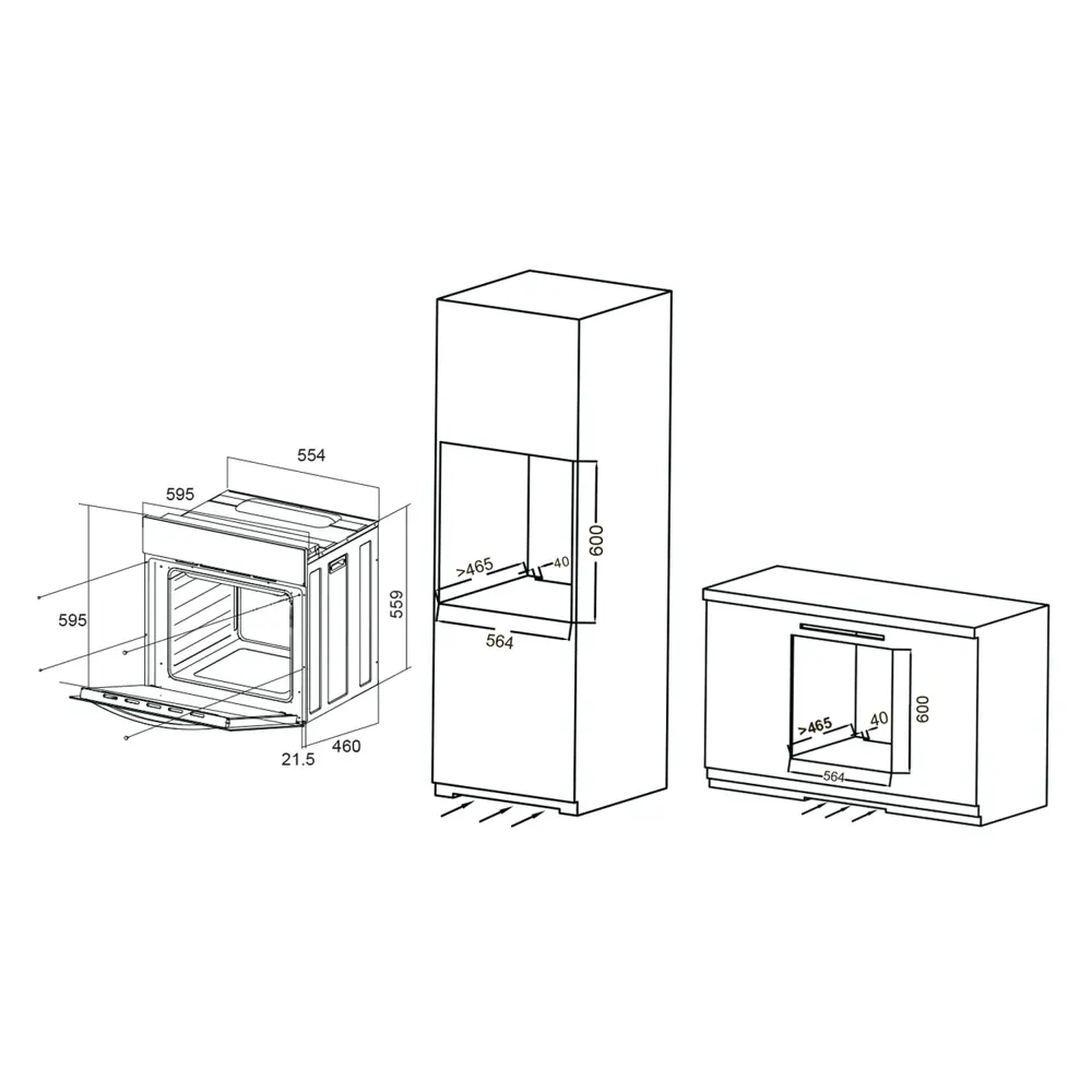 Духовой шкаф ORE VA60 - профессиональная выпечка и запекание 17200359 STLM-0007657 - Вид №12