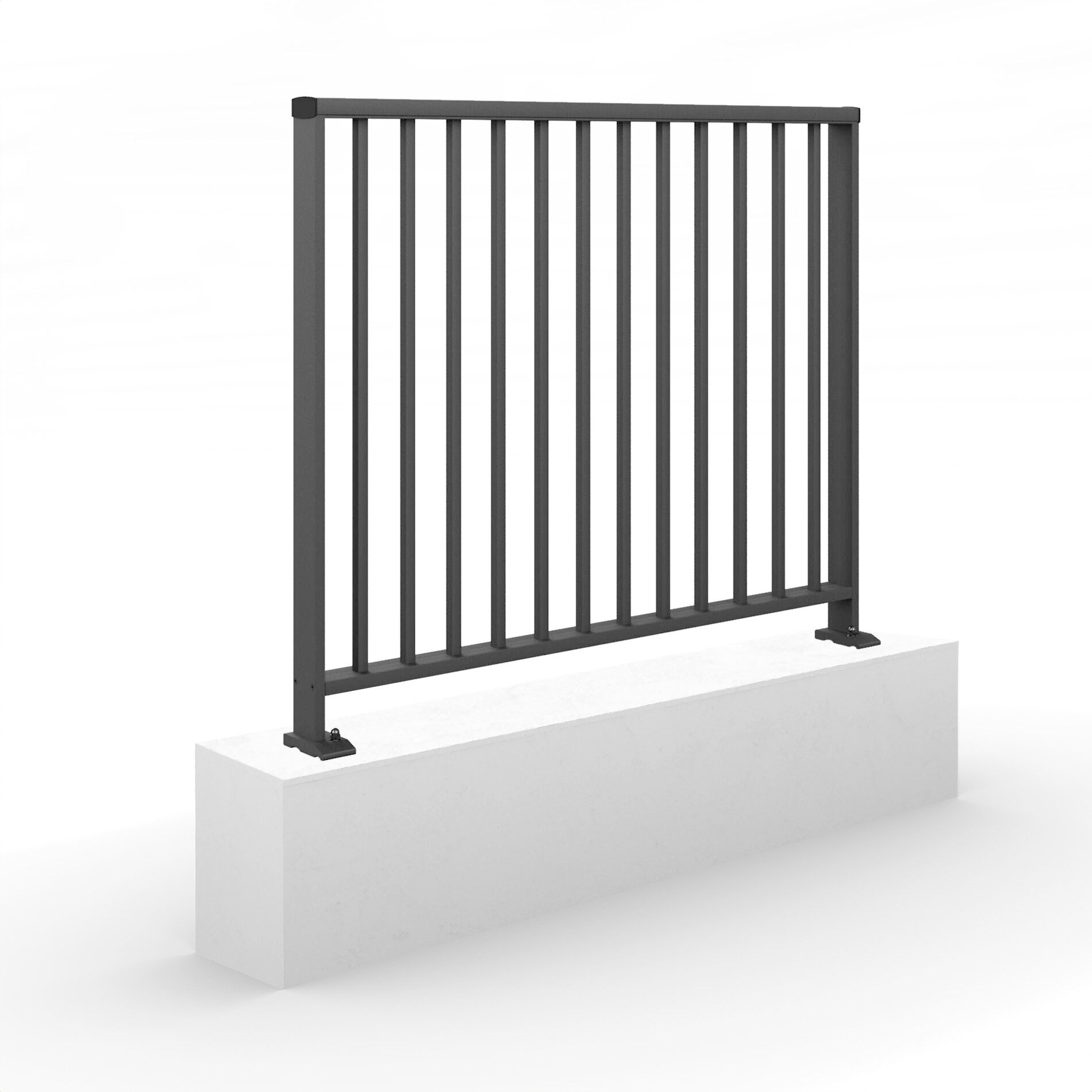 Алюминиевый перила ALUVETRO модульная балюстрада ARCH-00121732 - Вид №3