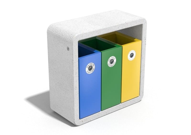 Наружные бетонные стойки для мусора для утилизации отходов ENCHO ENCHEV - ETE 244/245R ARCH-00058616 - Вид №5