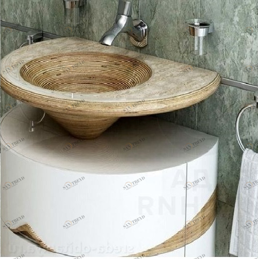 GE550 Накладная раковина на столешницу  овальная Ammonitum GmbH 