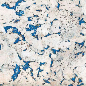Пробковое настенное покрытие Крем азул 600х300х3 мм 1.98м² бело-голубой 11шт EASYCORK